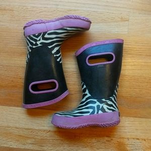 Bogs little girls size 9 rainboots